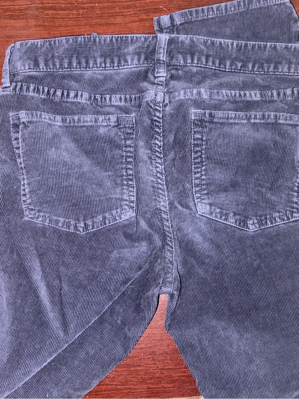 J. Crew Straight-Leg Corduroy Jeans in Slate Blue